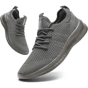 Men Running Shoes Men Casual Breathable Walking Shoes Sport Athletic Sneakers Gym Tennis Slip On Comfortable Lightweight Shoes
