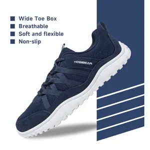 HOBIBEAR Womens Mens Barefoot Shoes Trail Runner Wide Toe Box Zero Drop Outdoor Cross Training Shoe