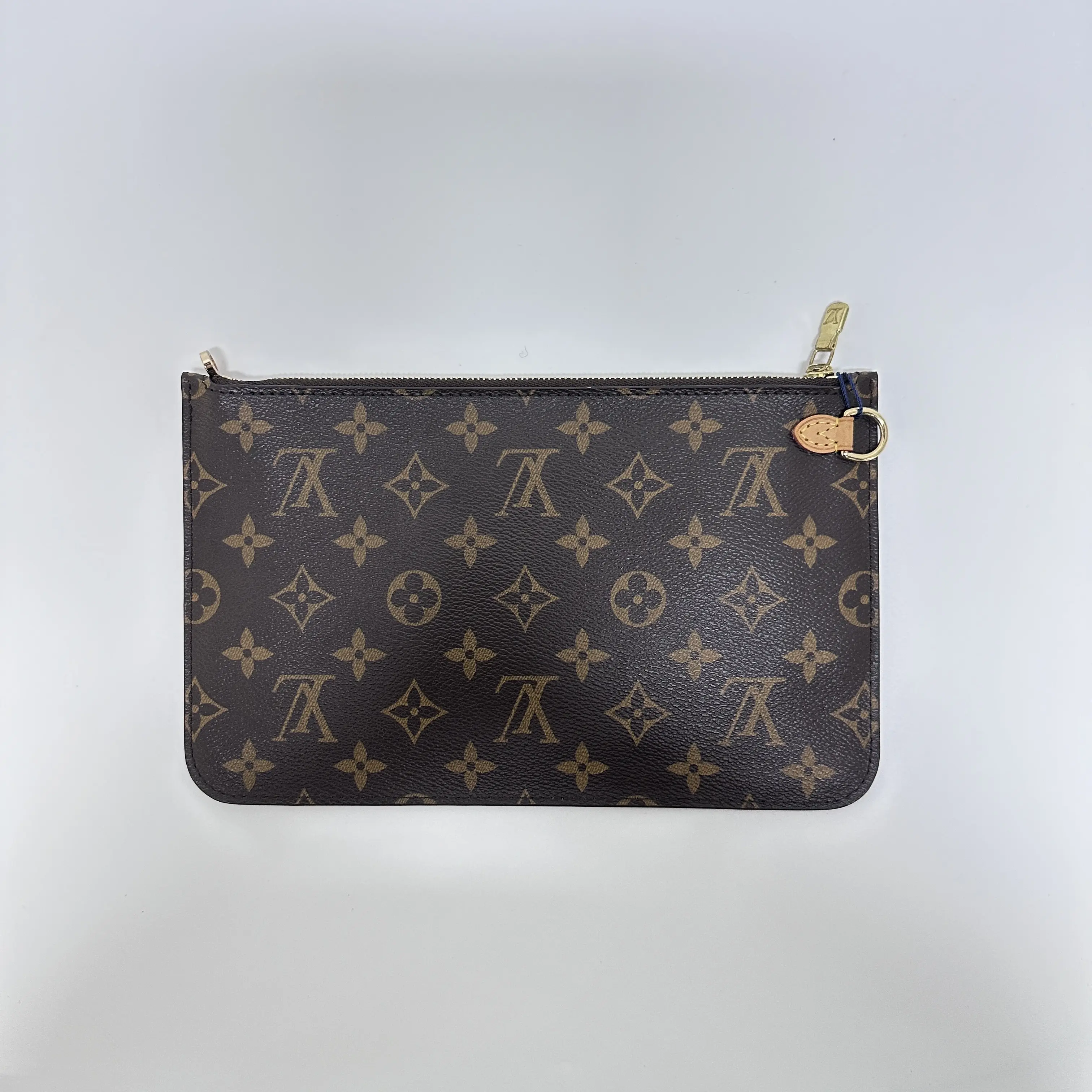 Pre-owned Louis Vuitton Monogram Neverfull Pouch Accessoires With Two Detachable Strap