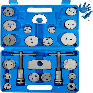 Heavy Duty 24-Piece Disc Brake Piston Caliper Compressor: Rewind Tool for Precision Brake Maintenance car tool