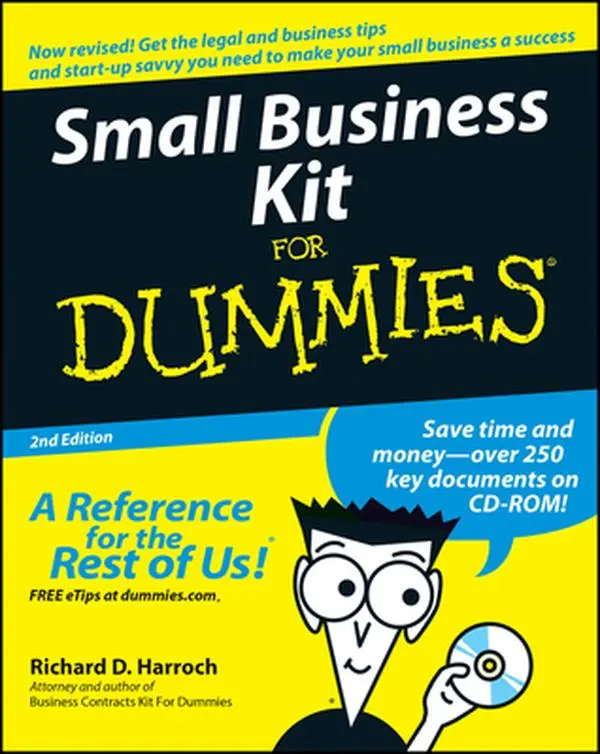 USED Book - Small Business Kit for Dummies [With CDROM] by Harroch, Richard D. (Paperback) - english