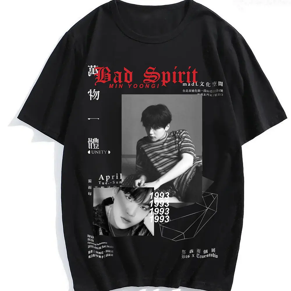 Min Yoongi x Suga Graphic Tee T-Shirt