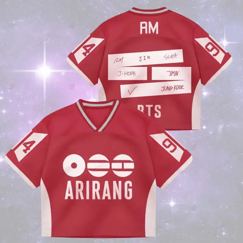 World Tour Mesh Crop Top, Personalized Football Jersey, Concert Fan Apparel, Kpop Inspired Merch Shirt