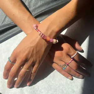 Pink clouds bracelet