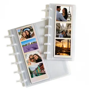 Clear Photo Booth Frames - Photo Booth Album For 2x6 Inch Photo Strips Wedding Album 2 x 6 Bookmark Holder Home Decor Accessory Transparent