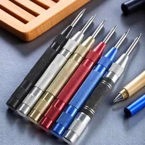 Multifunctional Automatic Center Punch Set Metal Precision Drilling Tool Portable Impact Punch Industrial Hand Punching Device Car Repair Kit Home Toolbox Emergency Window Breaker Hardware Accessory