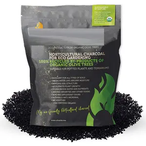 Olivette Horticultural Activated Charcoal for Plants - Organic & Eco-Friendly Potting Mix - 1 cu ft - Moisture Control & Nutrient Release - Sustainable Gardening Product