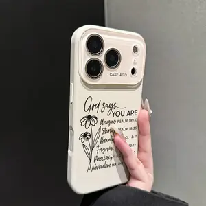 Inspirational Christian Phone Case, Religious Scripture Style, for compatible with iPhone 17/17pro/17promax/17Air/iphone16/16pro/16plus/16promax/15/15promax/15pro/11/12/13/14promax/12mini/13mini/11pro/11promax/12pro/12promax/13pro/13promax/14pro/14promax,