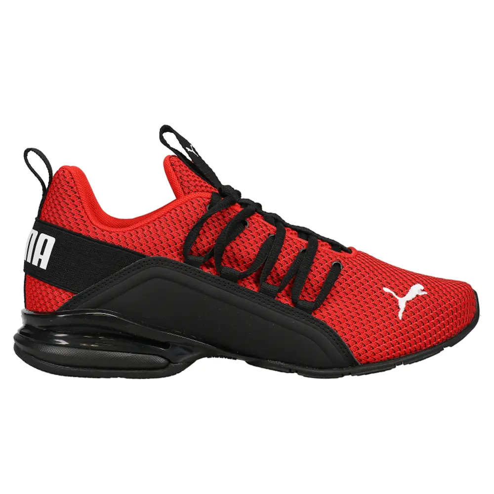 PUMA Mens Axelion Two Tone Running Sneakers Shoes - Red