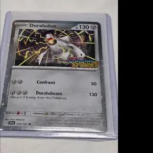 Duraludon SSP 129/191 Holo Cosmo Stamped Raw Card