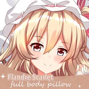 Anime Dakimakura Japanese Otaku Waifu Life Size Doublesided Print Hugging Body Pillov Cover Touhou Gensoukyou Flandre Scarlet