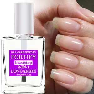 Lovcarrie Glossy Nail Oil 17ML, Nail Care Liquid, Deep Nourishment Nail Strengthener Hardener for Nail Bed, Improves Cracks in 7 Days, Thick Hard Nail Surface in 14 Days
