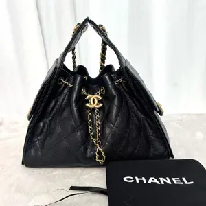 Pre-owned CHANEL 25 Bag Quilted Drawstring Bucket Bag|19795386