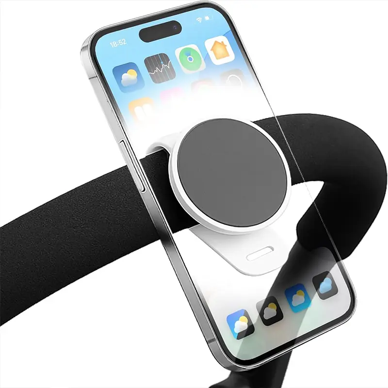 Universal Magnetic Phone Holder for Stroller, Adjustable Shoulder Strap, Stable & Safe, Compatible with Fitness Equipment, Shopping Carts, Smartphones & Cellphones, Multipurpose Mobile Phone Holder, Cell Phone Mount, Magnetic Phone Stand
