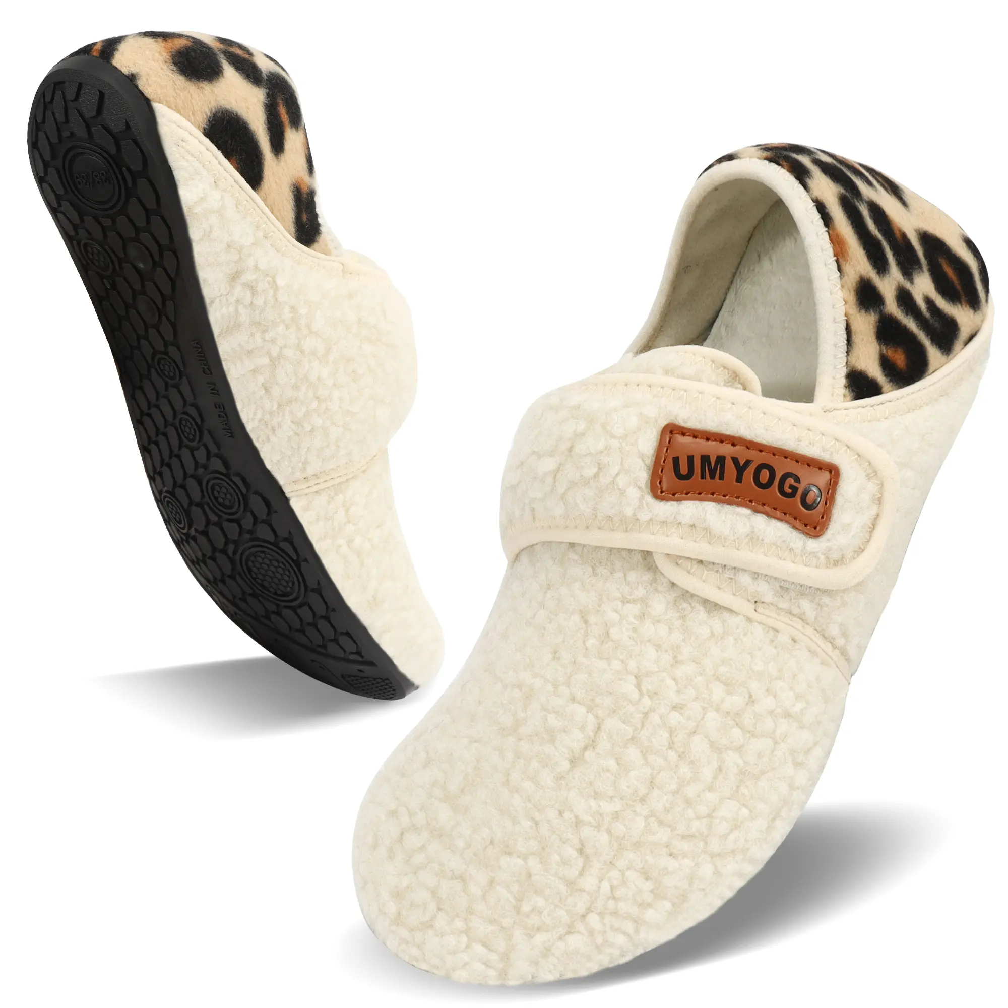 Women's Soft Sole Slipper Socks with Grippers Thick Warm Cozy Sherpa Lined Home Socks Set Cable Knitted Non-slip Fluffy Winter House Bedroom Slippers for Indoor Outdoor Use