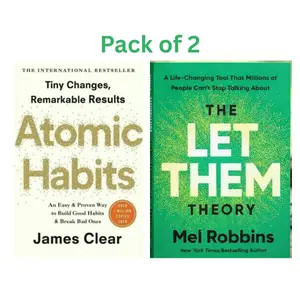 2 Book Set: Atomic Habits & The Let Them Theory – Motivational Paperback Collection