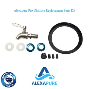 Alexapure Pro Ultimate Replacement Parts Kit – Spigot, Plugs, Base Ring & Lid Knob
