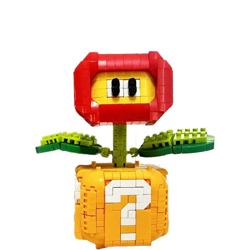 Essential Desktop Decoration Kit, Creative Building Set, Soft & Simple Flower Pot DIY Building Model Design, Handmade Assembly Process Relieves Stress, Dual-Value Collectible Item