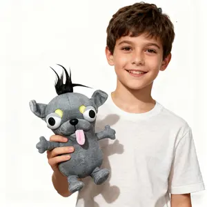 Funny Chihuahua plush toys, big-eyed plush dolls, hilarious Chihuahua plush toys, novel desktop ornaments, suitable for children and adults, perfect holiday gifts.