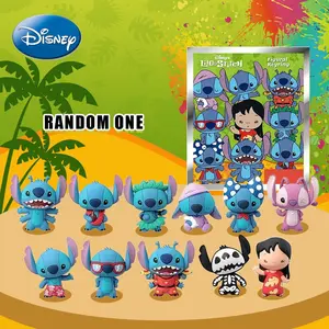 1 PC Disney Officially Licensed Stitch Series 1 Mystery Bulk Bag Clip Characters Authentic Keychain Surprise Collectibles Pendant Ornaments For Halloween Christmars Anniversary To Best Friends Family Parents Couple