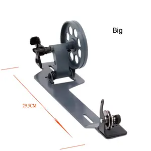 1pcs Bobbin Winder Two Size: Small/Big Complete For Most Lockstitch Industrial Sewing Machine Juki Brother, For Flat Seams, Belt-Driven Thread Guide