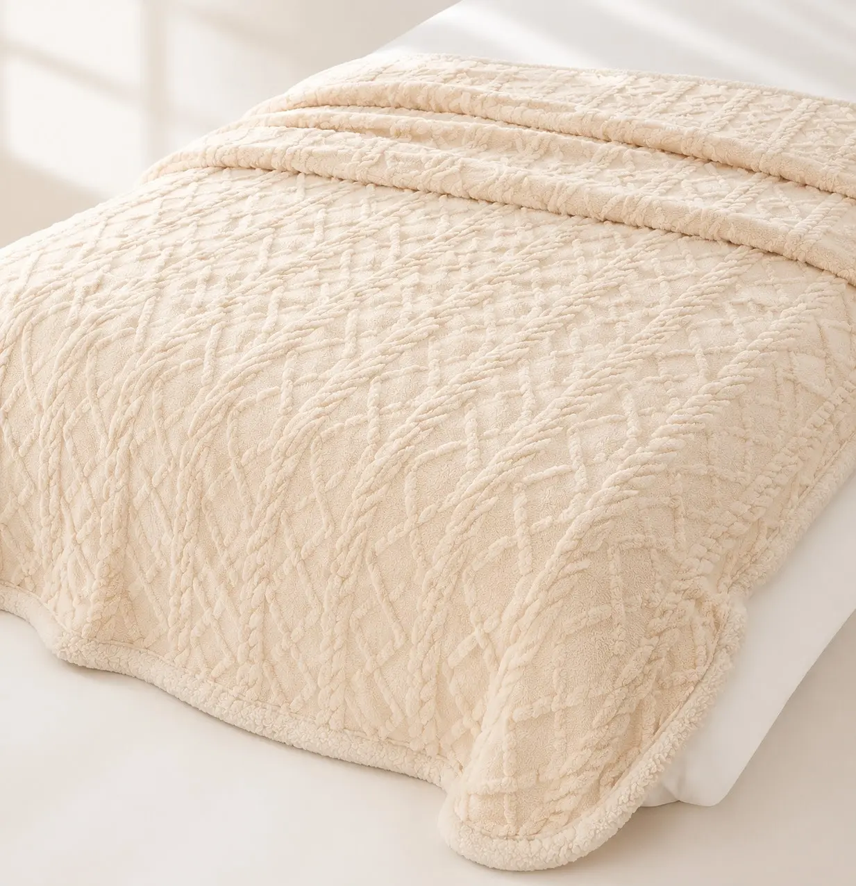 Textured Synthetic Reversible Bathroom Towel - Soft, Absorbent Home Supply for Bedroom/Camping Use
