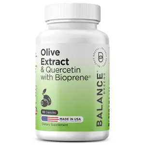 Immunity boosting olive leaf extract 60 Capsules. Quercetin 400mg with Bioperine Black Pepper Extract Fitness Supplement Healthcare