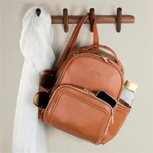 Cognac Itzy Mini™ Diaper Bag Backpack