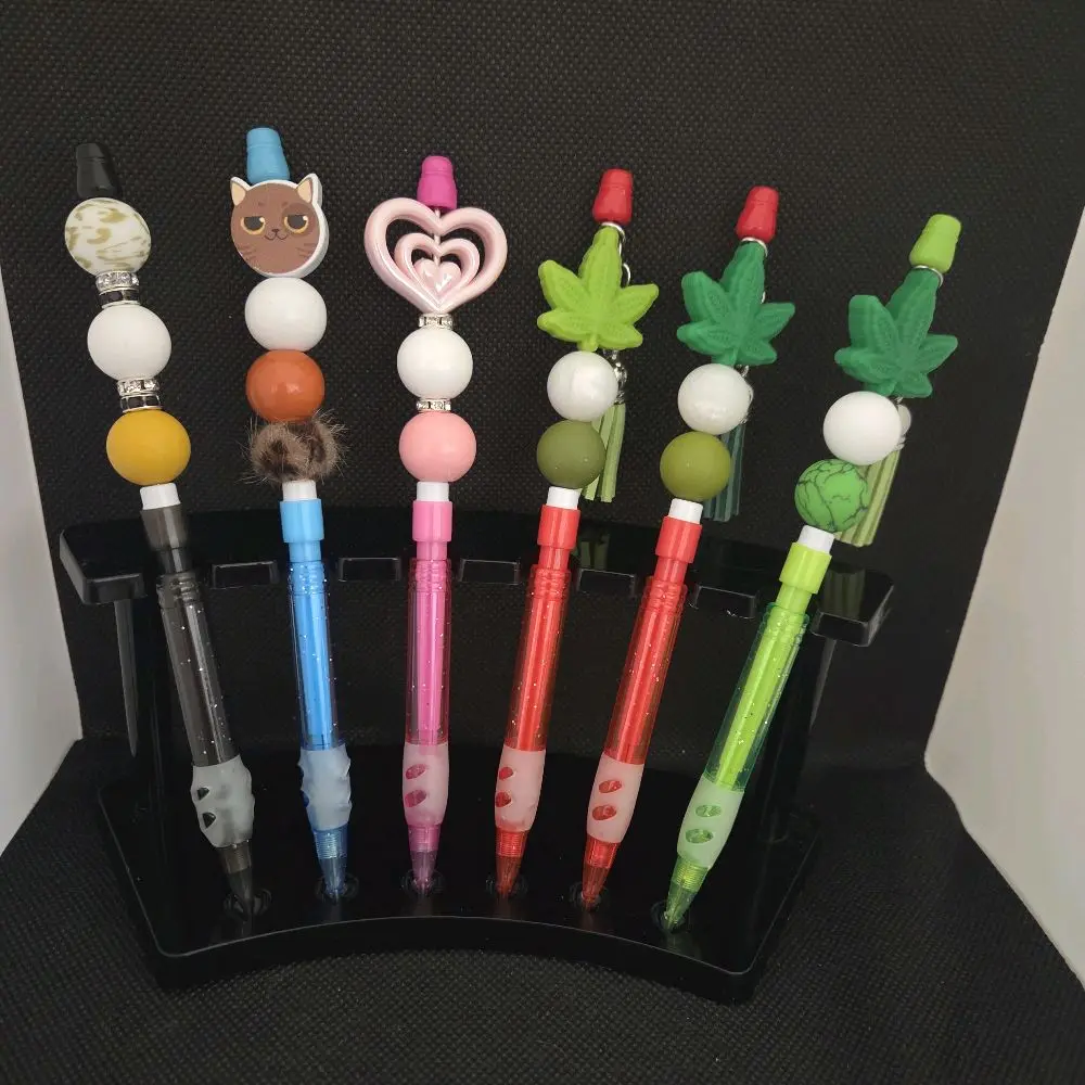 Mechanical Beaded Pencil with Colorful Beads and Unique Designs for Writing and Drawing