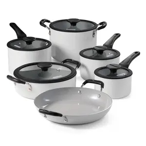 Nesting 11 Piece Ceramic Nonstick Cookware Set