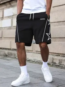 Men's Casual Loose-Fitting Straight Leg Shorts, Summer New Fashion Five-Pocket Pants, Versatile Comfortable Men's Clothing
