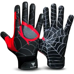 Football Receiver Gloves Super Sticky Boost Grip & Performance for Games & Training – Youth & Adult Sizes