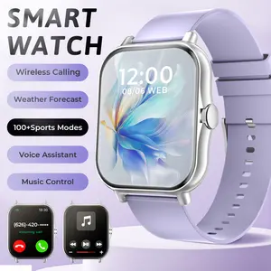 2026 Full-Featured Smartwatch with Wireless Calling & Weather Alerts, 100+ Sports Mode , Customizable Wallpaper,Compatible IOS & Android Watch For Men Women, Multifunctional Smart Watch, Colorful Straps for Personalized Style. Wearable
