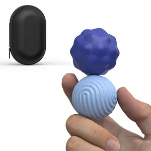 2Pcs Magnetic Decompression Ball Set, Large size 2 Textures With Portable Storage Box, Magnetic Suction Design - Stress Ball Gym For Hand Exercises