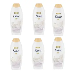 Dove Special Edition Bagnoschiuma Di Bellezza Bath Foam Nutrient Body Wash - Pack of 6, 750ml Bottles - Floral