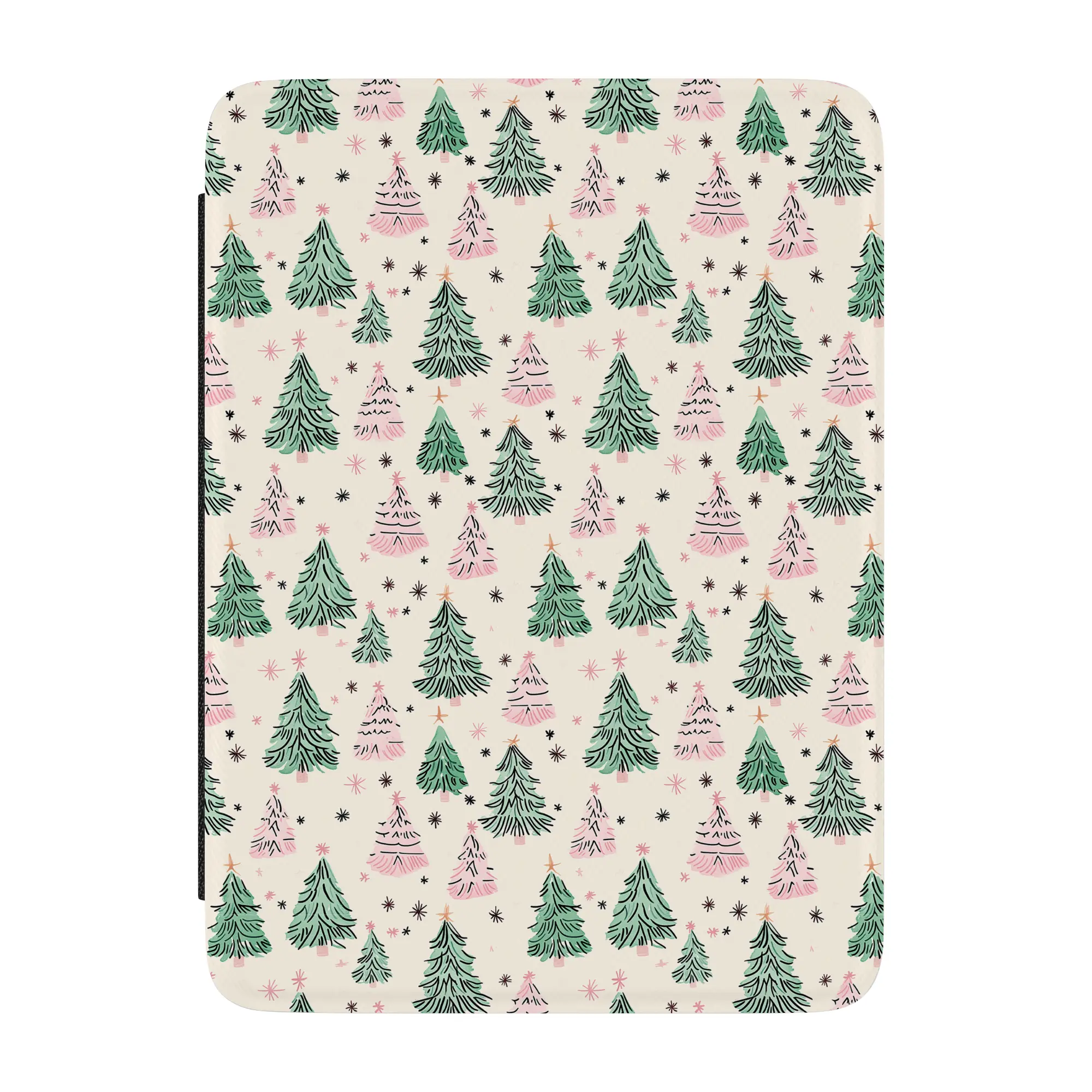 Casely Minimalist Soft Shell Kindle Paperwhite Signature Case - Lookin’ Pine Christmas Trees Design, Tablet Covers & Accessories
