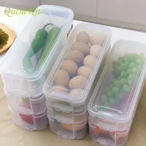 Kitchen Fridge Freezer Space Organizer Refrigerator Storage Rack Shelf Holder Drawer Multi-layer Food Storage Box