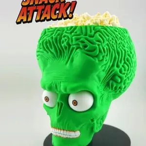 Alien From Mars Head Candy/Popcorn Bucket