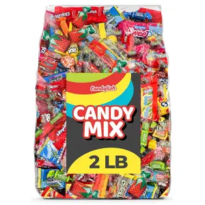 Candylish Bulk Assorted Individually Wrapped Sweet-Sour Candy Mix Variety Pack - Candies for Piñata Stuffers, Goodie Bags, Birthday Parties, All Ages Kids' Favors Snack