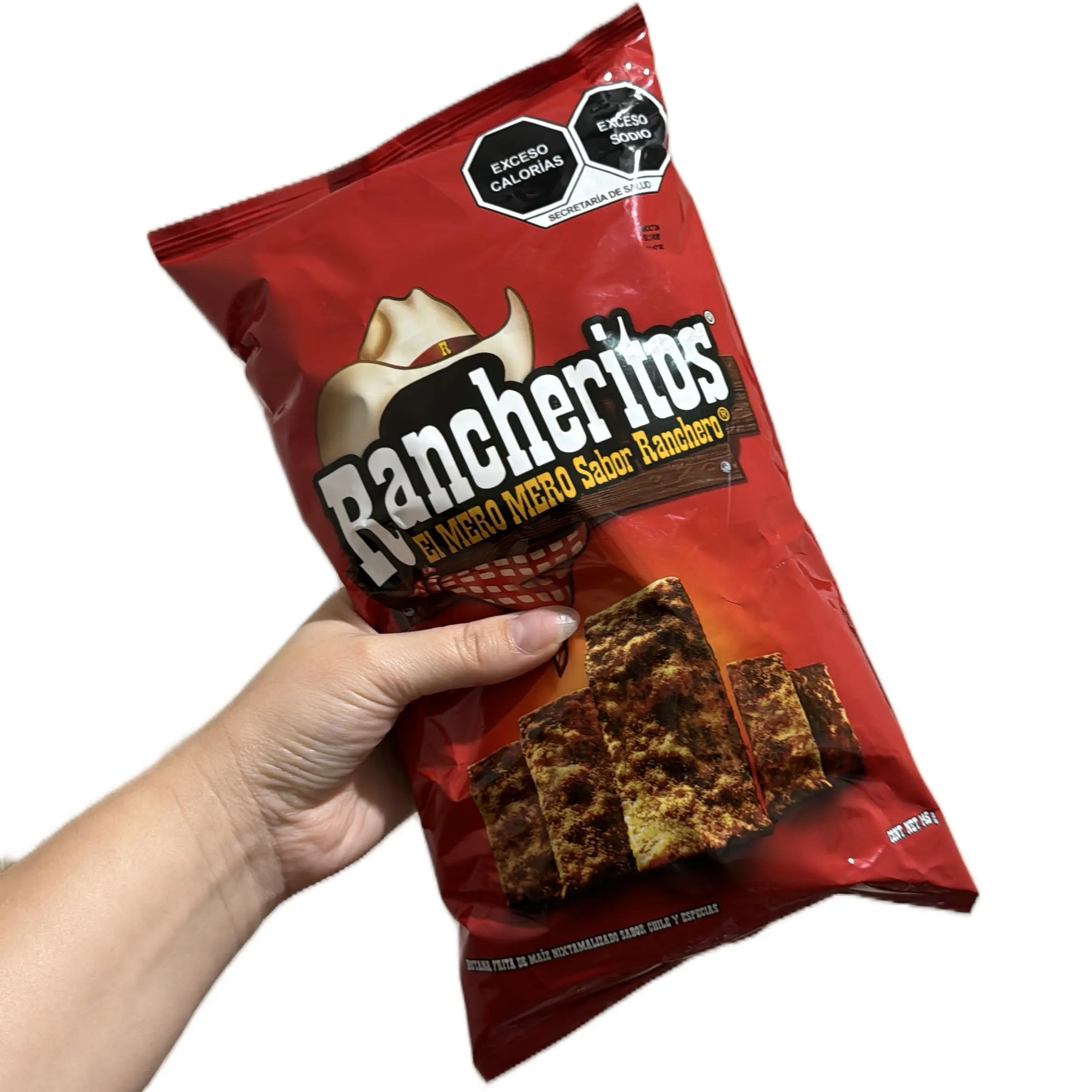 2-Pack Rancheritos Big bag, Sabritas Snack Crispy Mexican chips Crunchy Chilli Spicy Corn Savory
