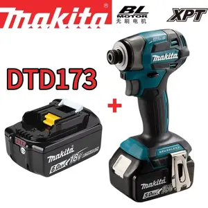 Makita DTD173 Impact Driver, Powered Electric Screwdriver for Fastening, Assembly, Construction, Automotive Repair, Woodworking & DIY Projects