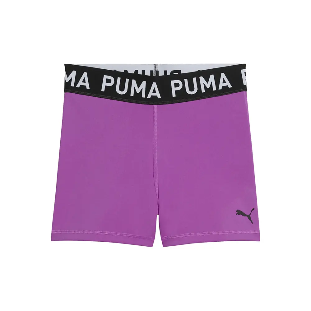 PUMA Womens Strong Short Leggings 3 Inch Running Casual Bottoms  - Purple