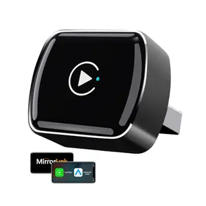 Wireless Carplay Device, Supports Android Auto, Fast Connection, Plug-And-Play, Hands-Free Calling, Smart Screen Upgrade, Premium Material Gift