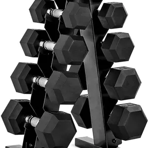 CAP Barbell Dumbbell Set with Rack - Multiple Options in 150lbs and 210lbs