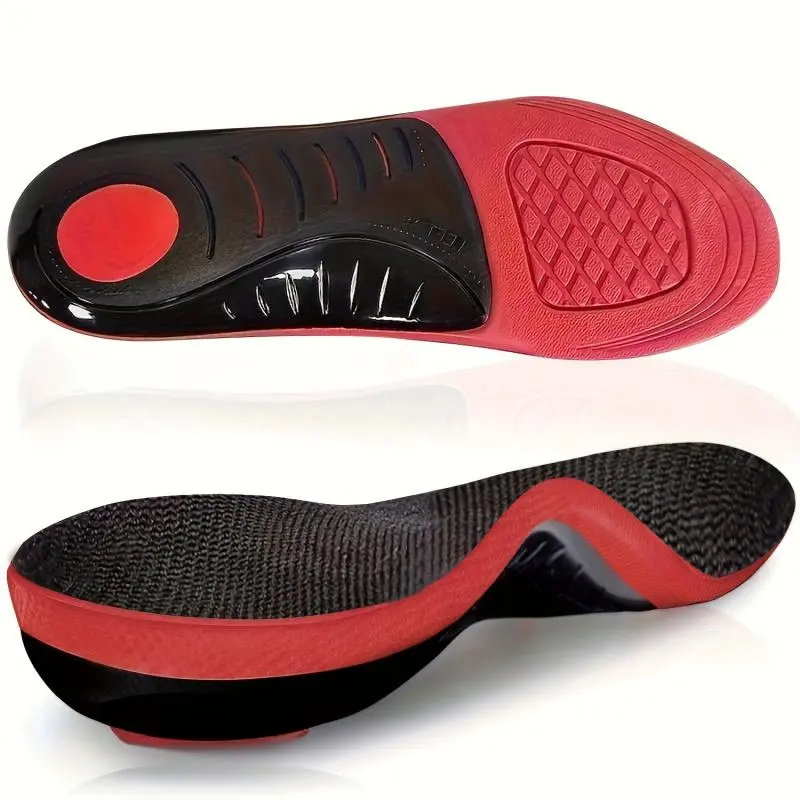 Pu Arch Support Insoles, Shock Absorbing Insoles, Shock Absorption Sports Insoles for Men and Women, Athletic Running Hiking Comfort Inserts for Sneakers and Hiking Boots, Shock Absorption Comfy, Shoe Insoles