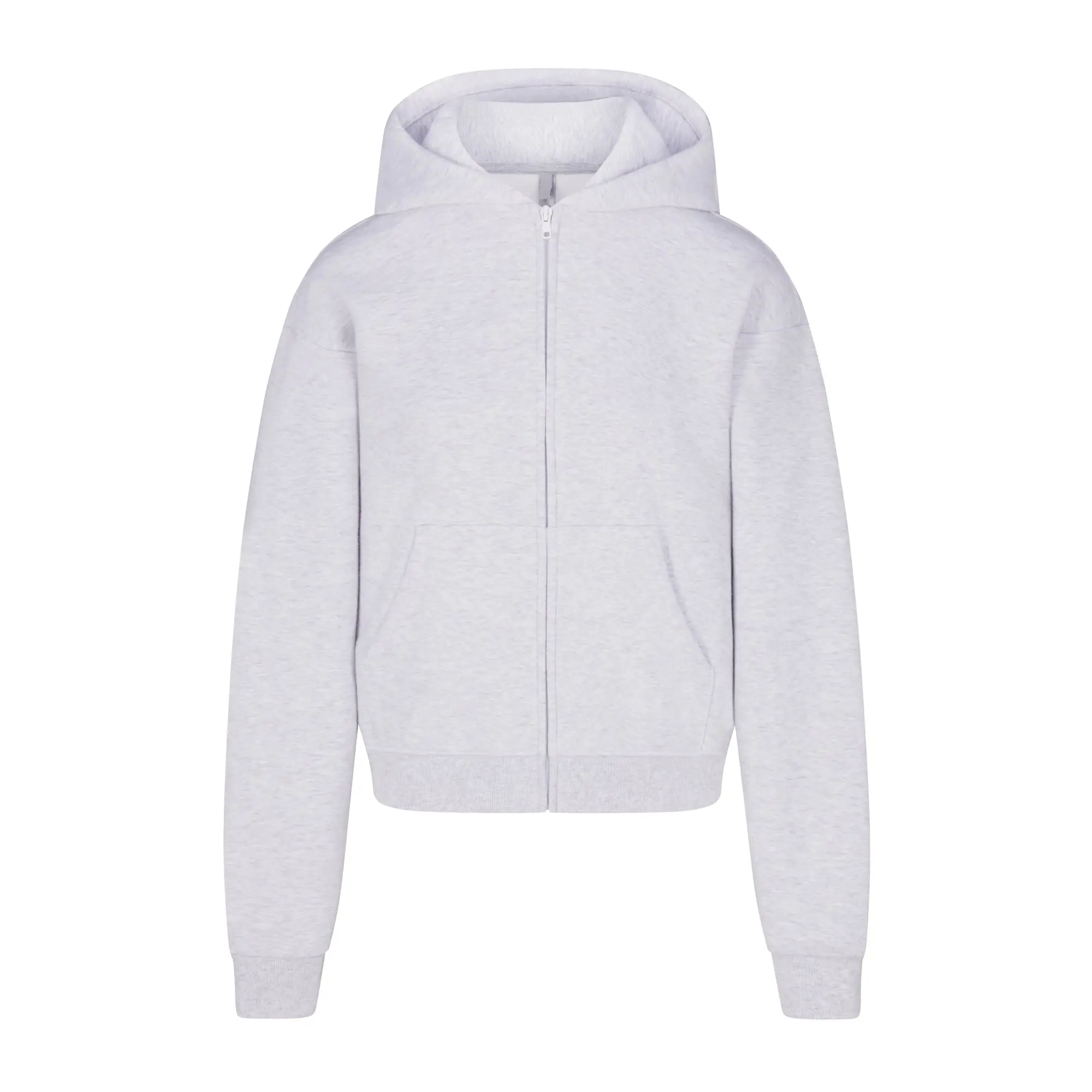 SKIMS COTTON FLEECE CLASSIC ZIP UP HOODIE