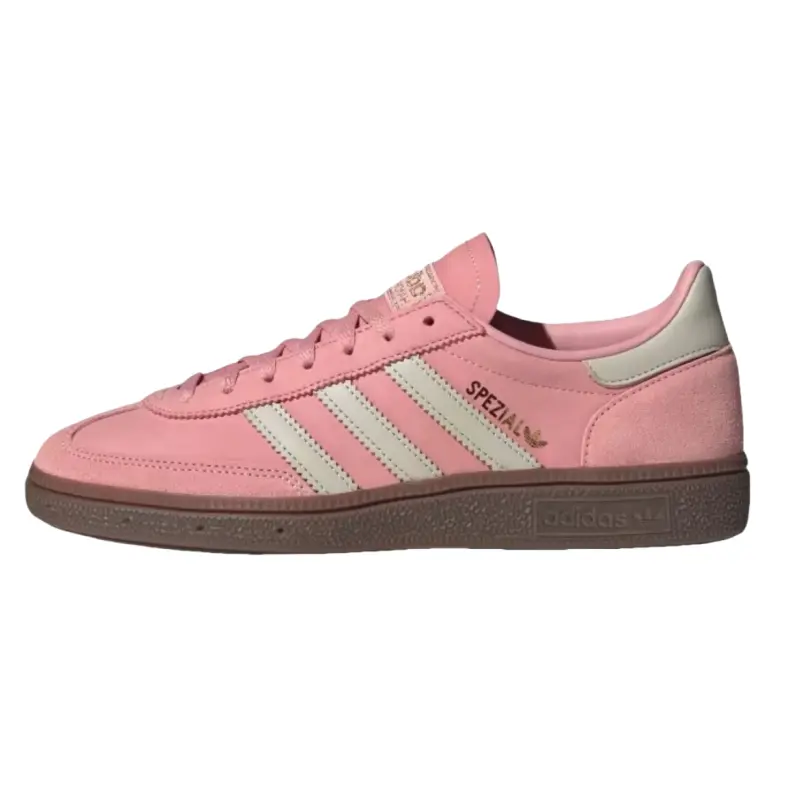 Adidas Wmns Handball Spezial Wonder Mauve Alumina' Classic Durable Low Top Skate Shoes Unisex Pink JI2646