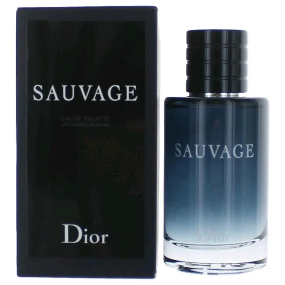 Sauvage by Christian Dior, 2 oz EDT Spray for Men, 2Oz, Fresh Woody, Spray On Skin, 2 Fl Oz, Radically Fresh