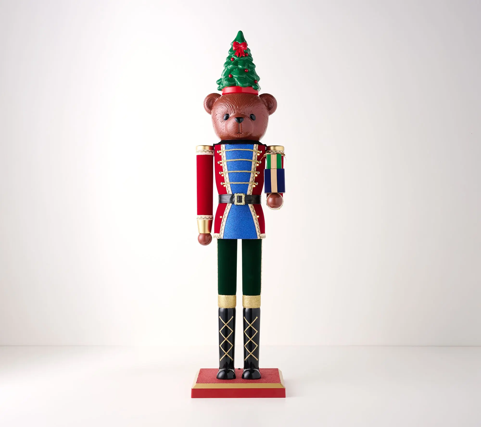 Kringle Express Blow Mold Nutcracker