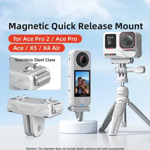 Shadow Stone Insta360 X5 Ace Pro 2 Magnetic Quick-Release Adapter Base Accessories, Durable Camera Mounting Solution, Ideal for Photography & Videography